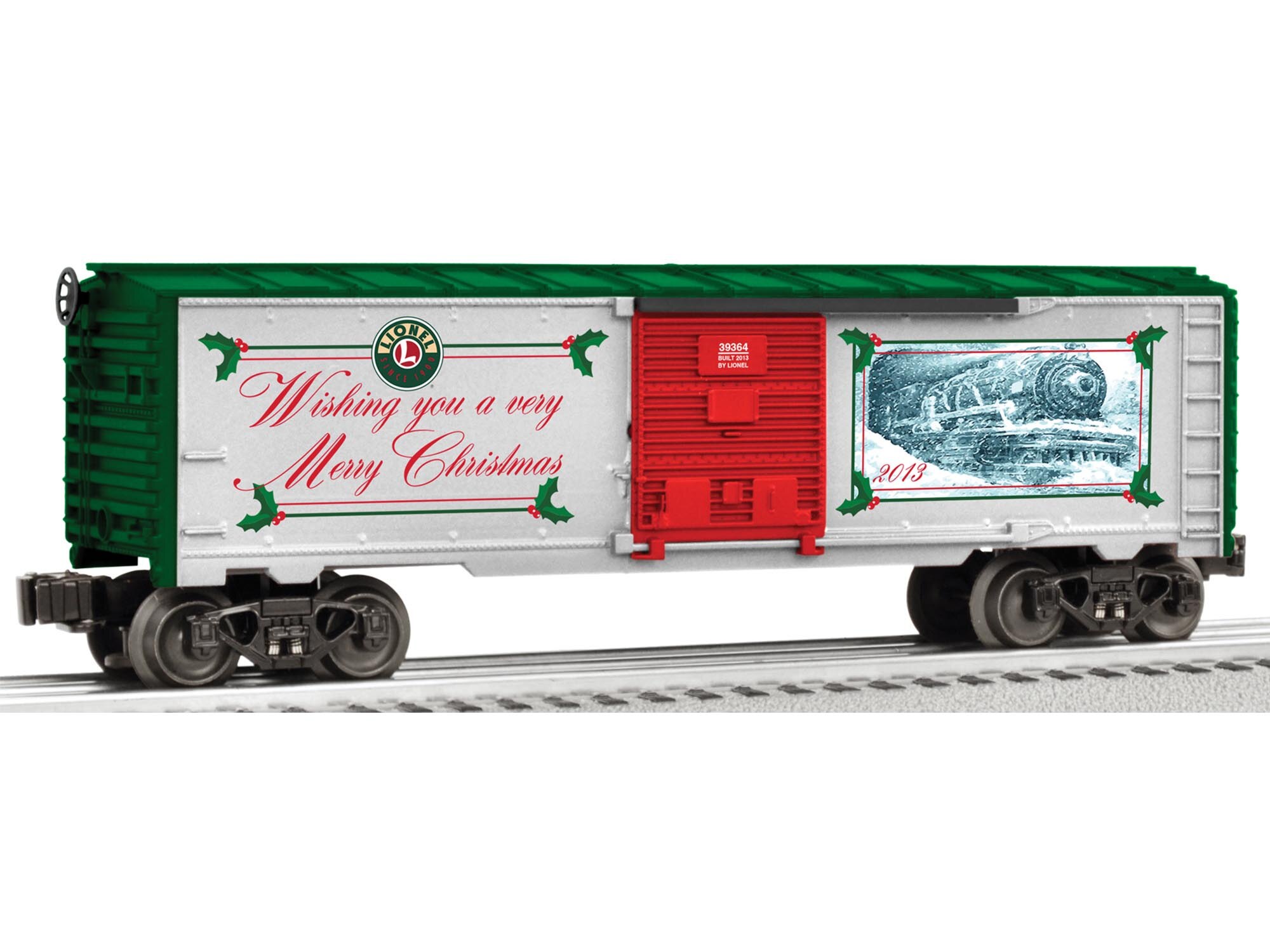 2013 Lionel O Gauge Christmas Boxcar